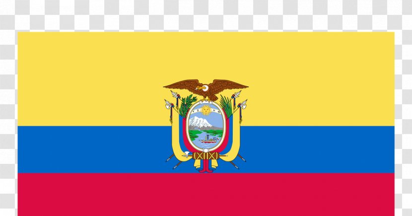 Flag Of Ecuador Yellow Logo Transparent PNG