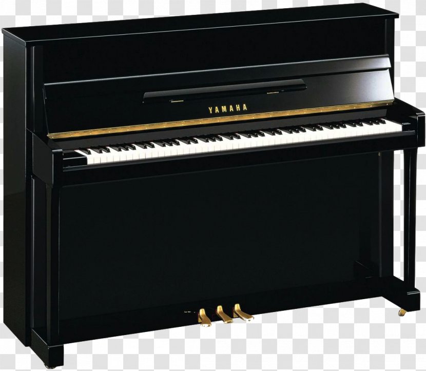 Upright Piano Yamaha Corporation Silent Musical Instruments - Watercolor Transparent PNG