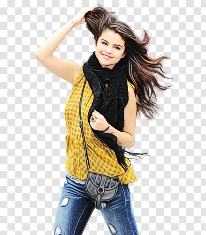 Happy Spring - Long Hair - Top Sleeve Transparent PNG
