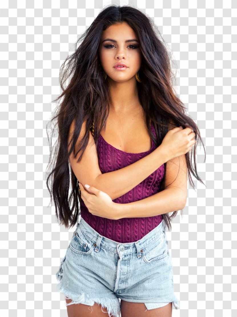 Selena Gomez Selenagomez - Heart - Purple Dress Transparent PNG