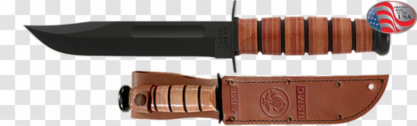 Combat Knife Ka-Bar Blade United States Marine Corps Transparent PNG