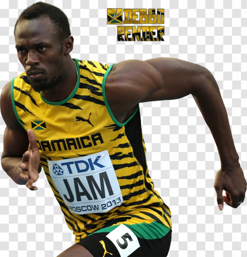 Usain Bolt Sprint 2013 World Championships In Athletics Olympic Games 100 Metres - Jersey Transparent PNG