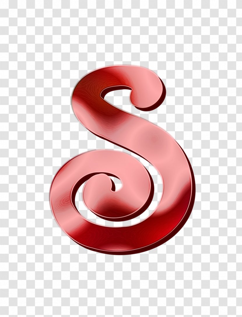 Pink Material Property Font Symbol Spiral - Number Transparent PNG