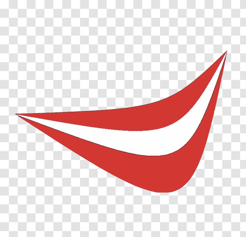 Logo Line Angle Font - Red Transparent PNG
