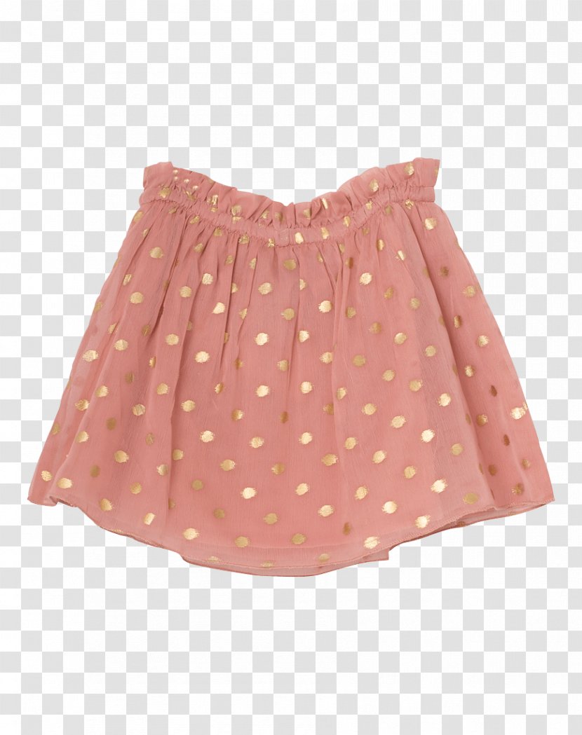 Polka Dot Skirt Pink M - Brown Rose Transparent PNG