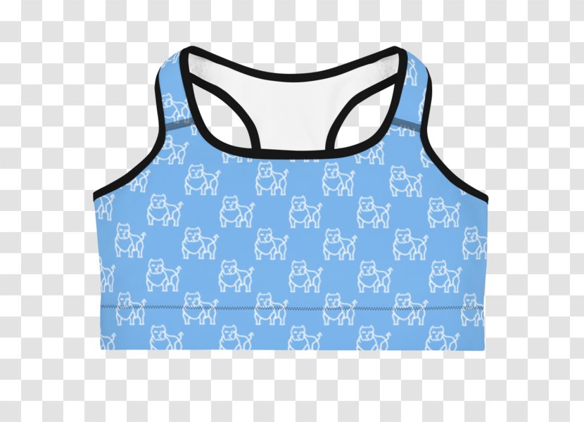 T-shirt Sports Bra Crop Top Clothing - American Bully Transparent PNG