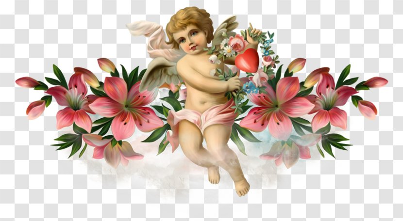 Clip Art Cupid Love Image - Petal Transparent PNG