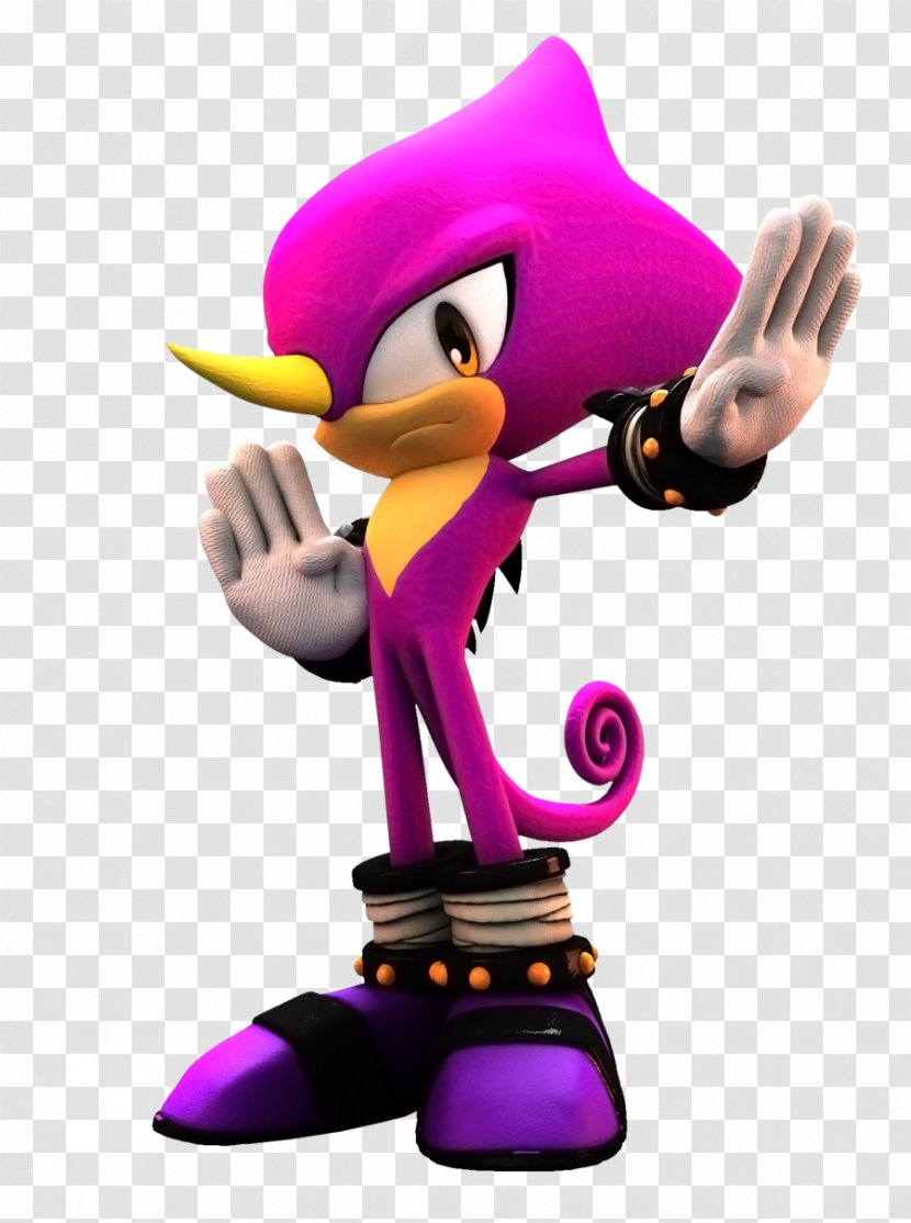 Espio The Chameleon Sonic Hedgehog Heroes Knuckles Echidna Charmy Bee - Art Transparent PNG