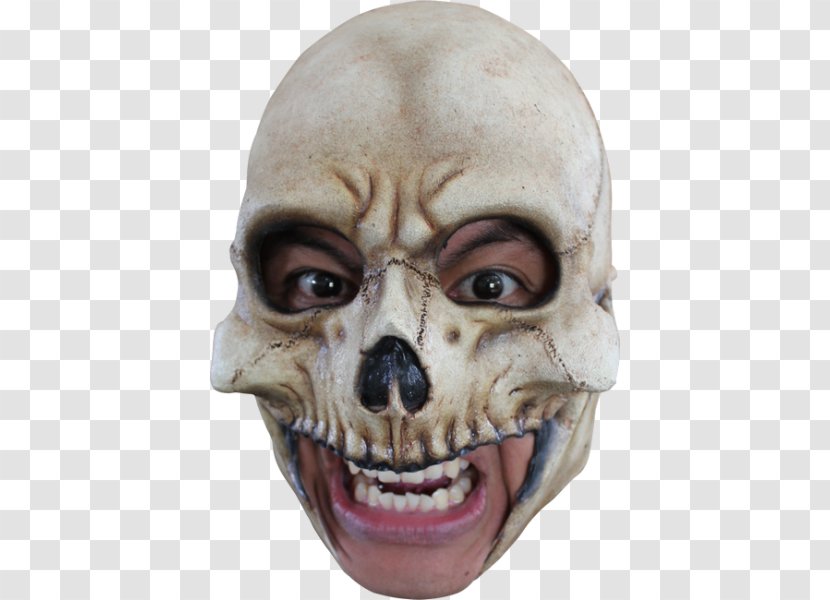 Mask Skull Calavera Skeleton Halloween Costume Transparent PNG