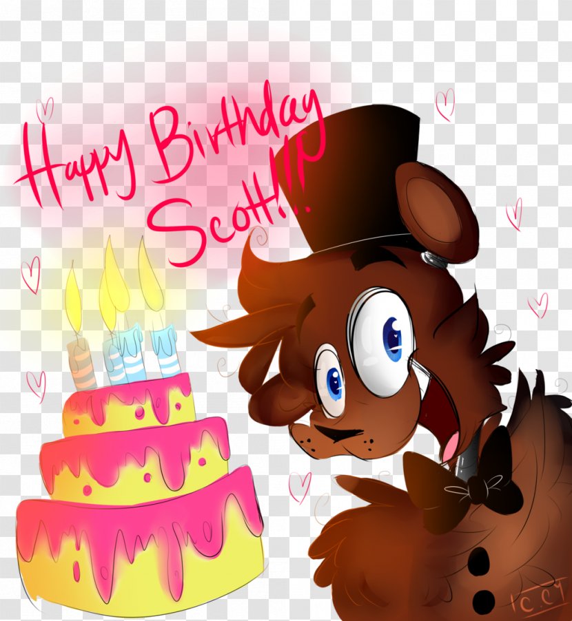 Five Nights At Freddy's: Sister Location Happy Birthday Scott - Drawing - Gift Transparent PNG
