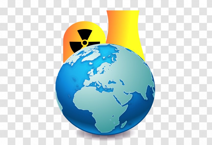 World Map Globe - Earth - Power Plants Transparent PNG