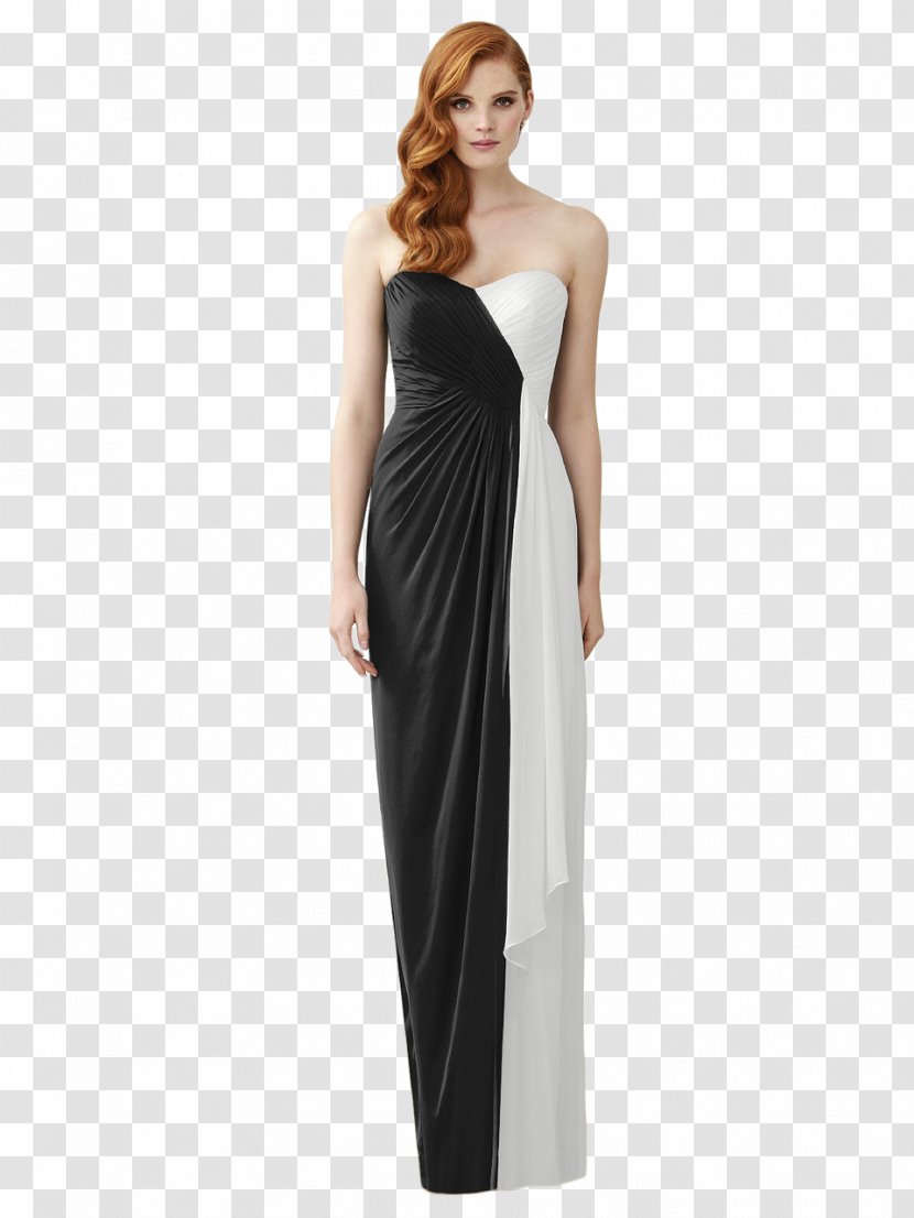 Dress Gown Shoulder Skirt Satin - Cocktail Transparent PNG