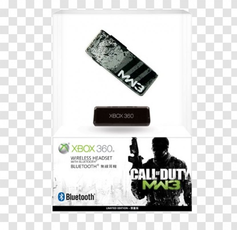 Call Of Duty: Modern Warfare 3 Duty 4: Xbox 360 Wireless Headset Headphones Transparent PNG