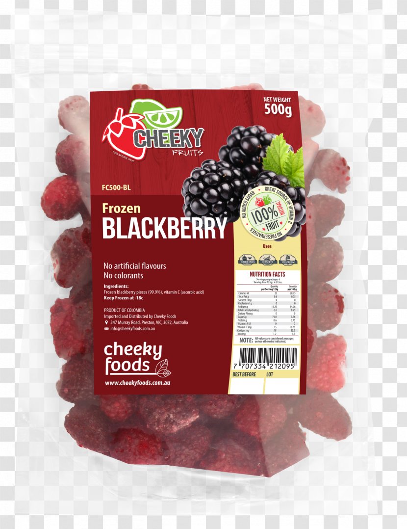 Cranberry Flavor Superfood - Blackberry Fruit Transparent PNG