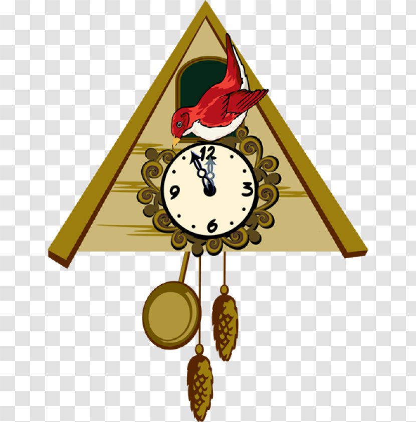 Cuckoo Clock Bird Clip Art - Pendulum - Brown Cliparts Transparent PNG