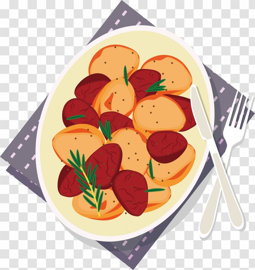 Lasagne Bacon Breakfast Dish Omelette - Fork Food Transparent PNG