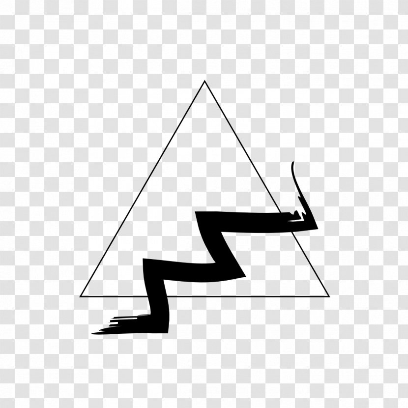 Triangle Brand Clip Art - Black M Transparent PNG