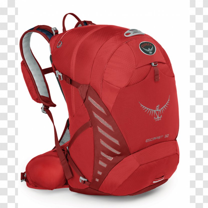 Osprey Escapist 32 Backpack Europe 25 - Red Transparent PNG