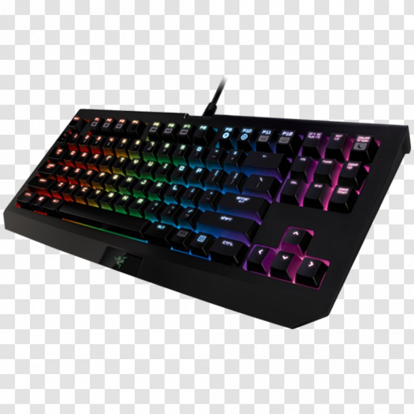 Computer Keyboard Razer BlackWidow Chroma V2 Mouse Gaming Keypad - Electronics Transparent PNG