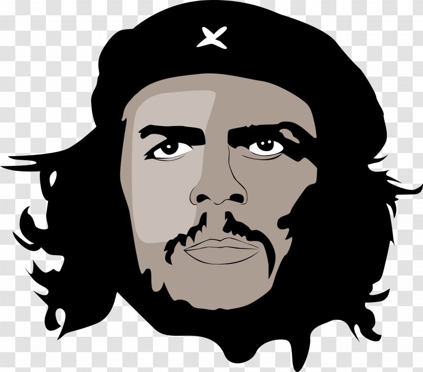 Self Portrait Che Guevara The Motorcycle Diaries - Moustache Transparent PNG