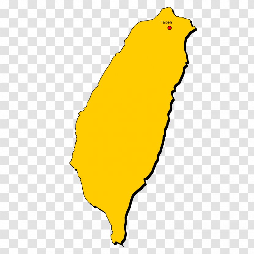 Taiwan Mapa Polityczna Clip Art - Beak Transparent PNG