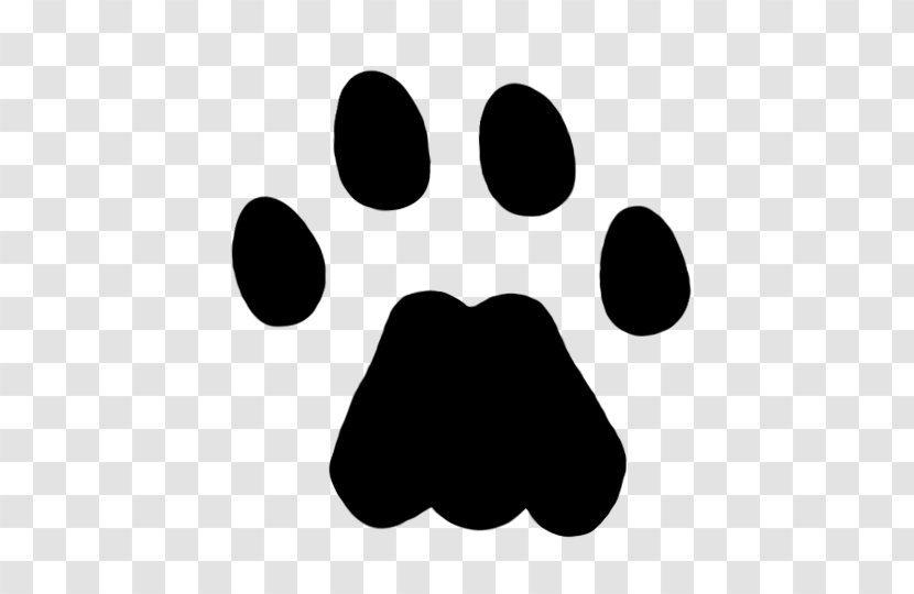 Dog Cat Paw Clip Art - Animal Track Transparent PNG