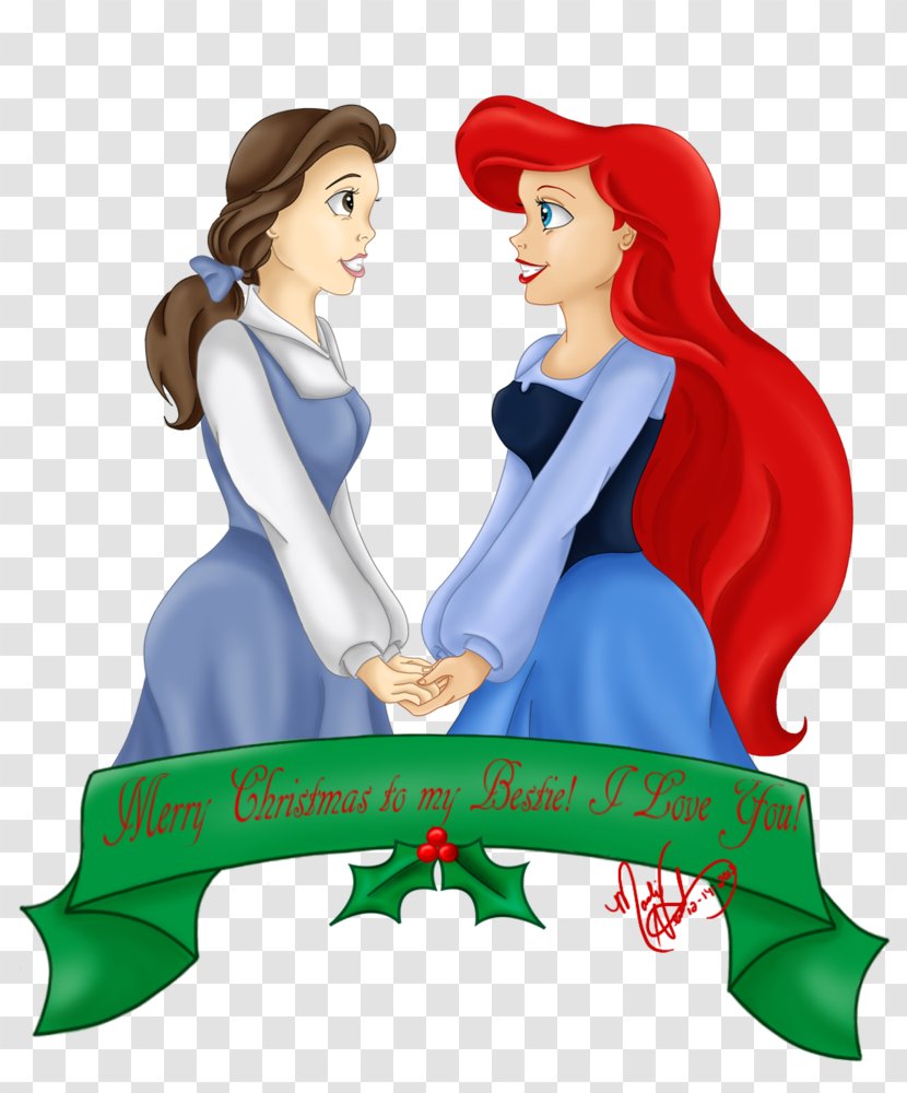 Belle Ariel Winter Beauty And The Beast: Enchanted Christmas Rapunzel - Beast - Princess Jasmine Transparent PNG
