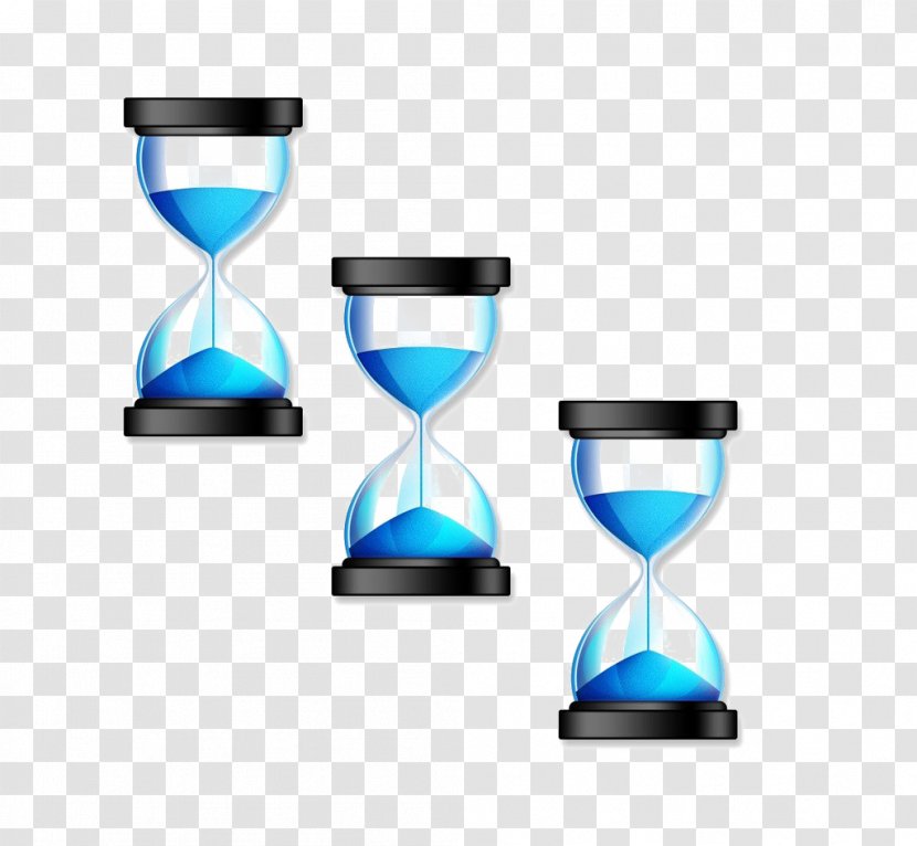 Hourglass Figure Time Clip Art - Glass - Three Transparent PNG