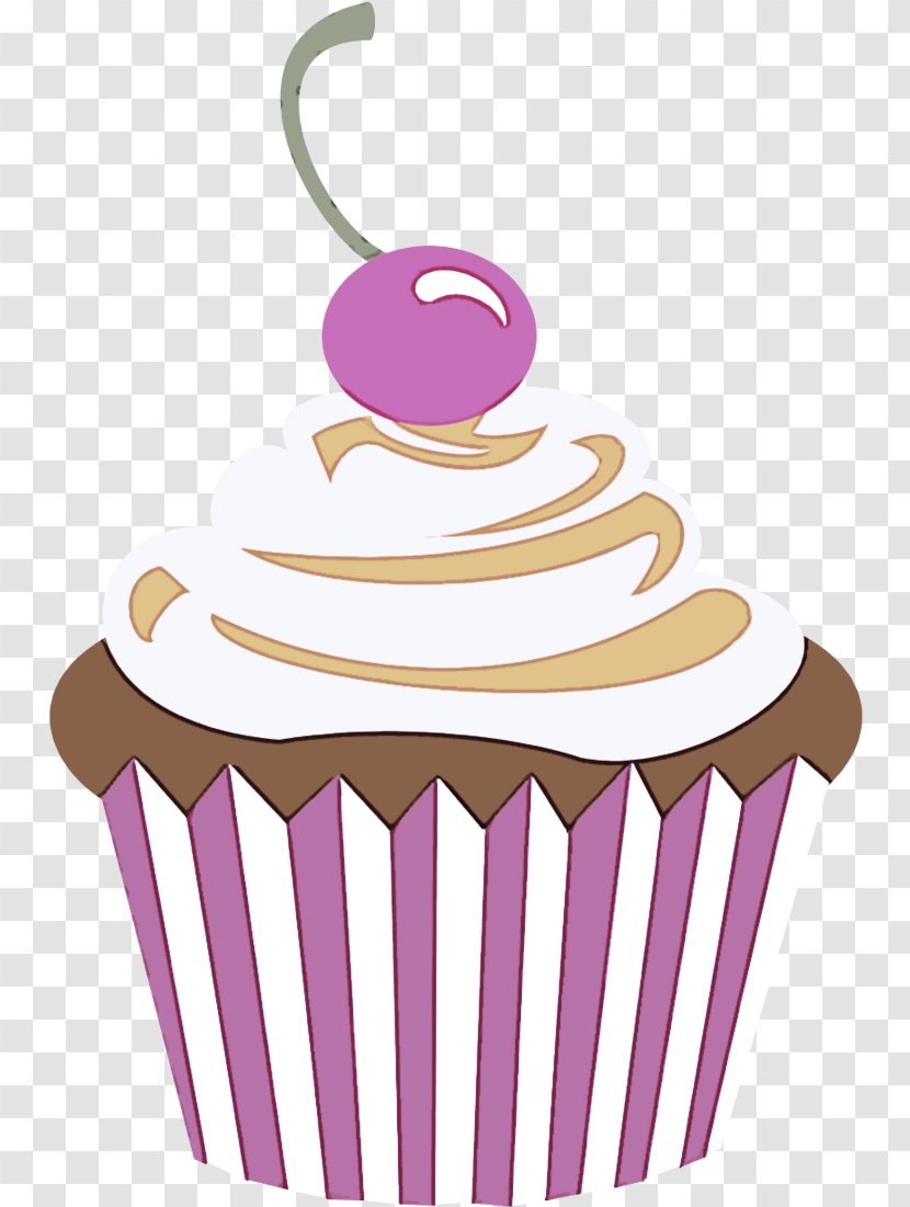 Cupcake Cake Icing Baking Cup Buttercream - Dessert Food Transparent PNG