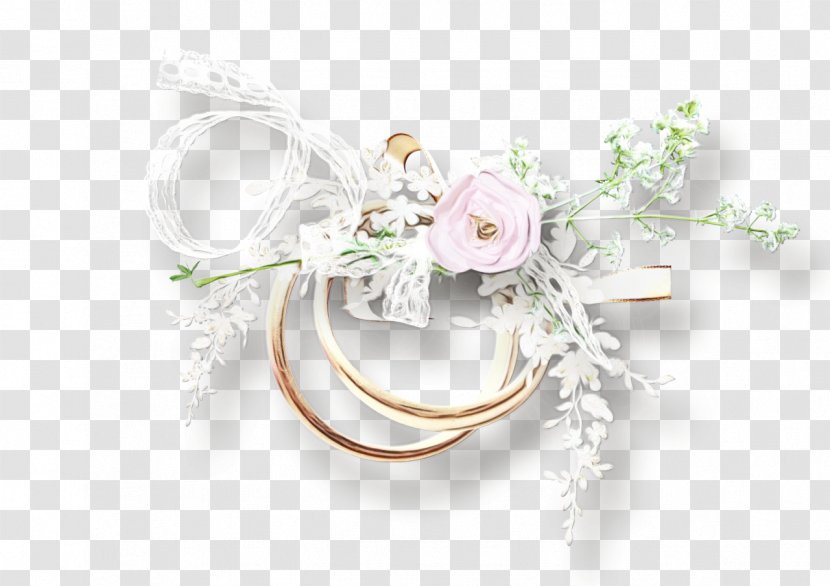 Floral Wedding Invitation Background - Flower - Metal Silver Transparent PNG