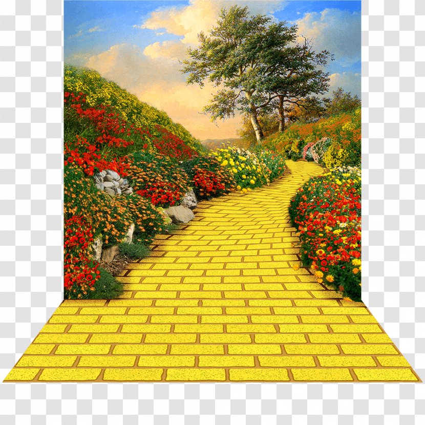 Follow The Yellow Brick Road Paper Clip Art - Land Lot - Background Transparent PNG