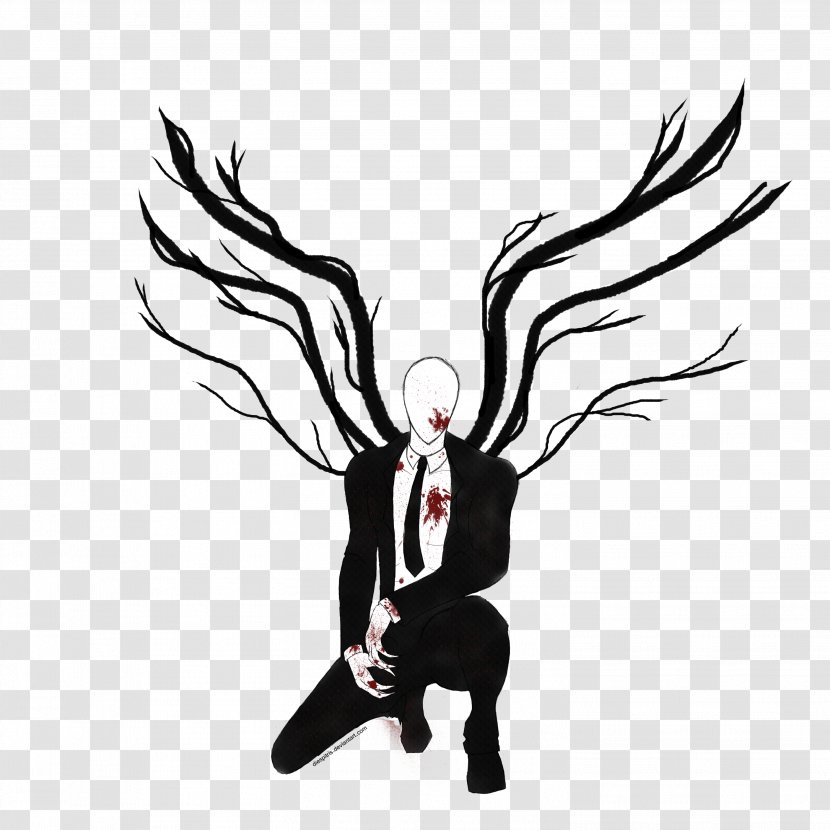 Minecraft Slenderman Drawing - Beak - Slender Man Transparent PNG