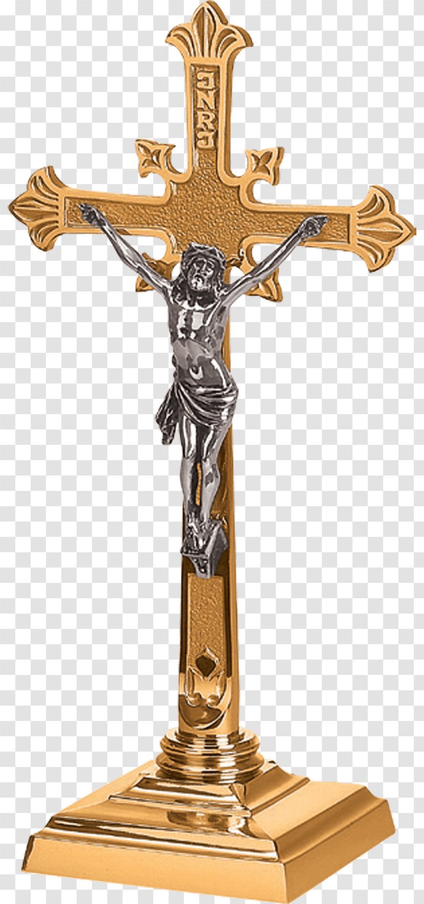 Crucifix Cross Table Altar Cloth - Jesus King Of The Jews Transparent PNG