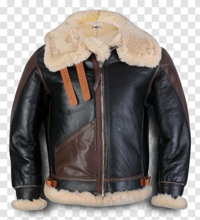 Leather Jacket Shearling Coat Flight Transparent PNG
