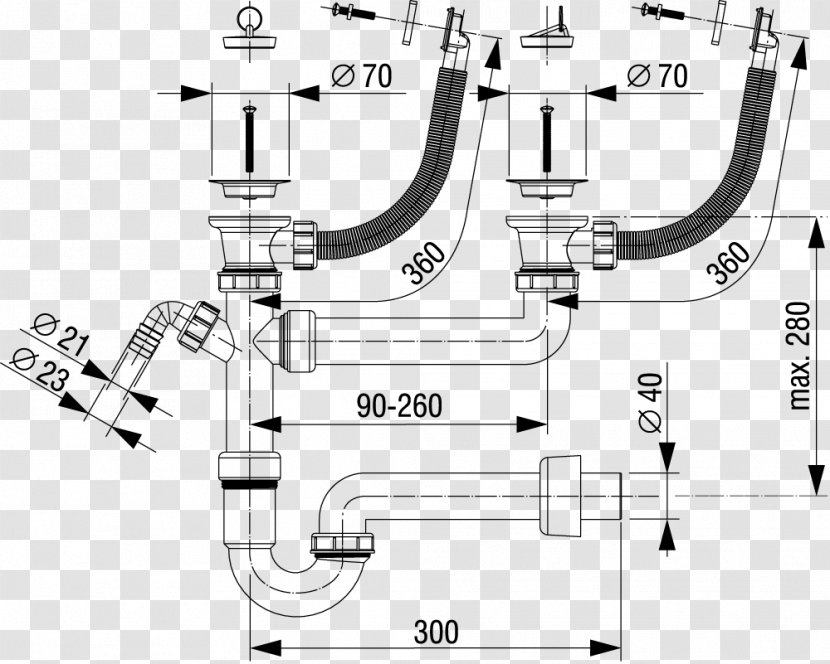 Trap Sink Pipe Toilet - Material Transparent PNG