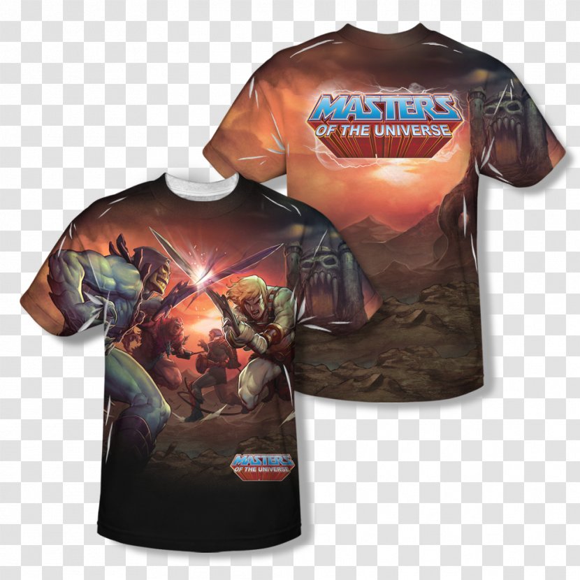 T-shirt Skeletor He-Man Battle Cat Masters Of The Universe - Man Steel Transparent PNG