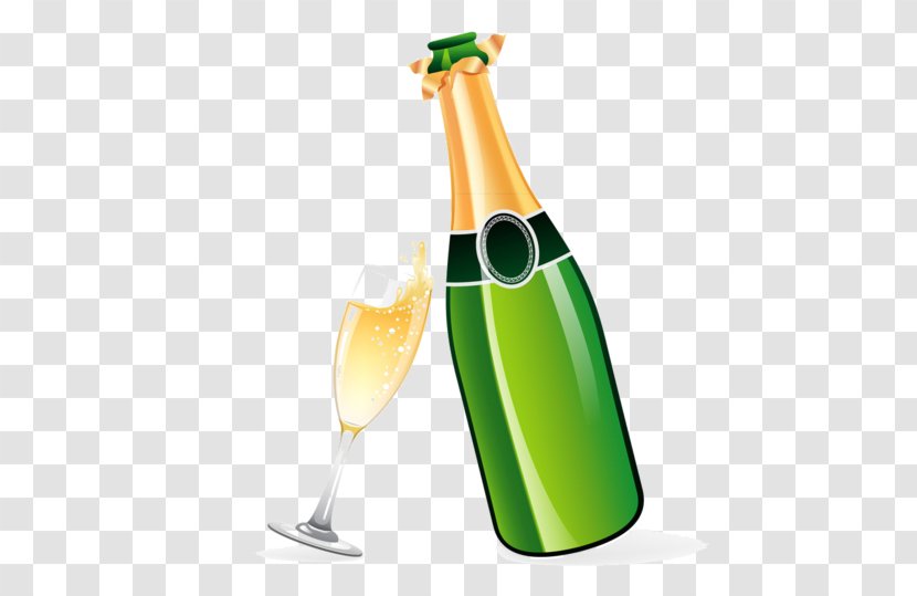 Champagne Vector Graphics Wine Illustration Clip Art - Glass Transparent PNG