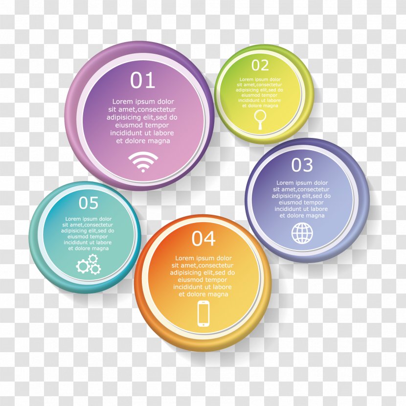 Infographic Circle - Brand - Vector Color Information Map Transparent PNG