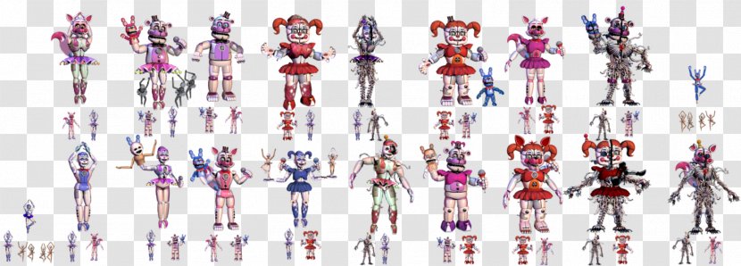 Five Nights At Freddy's: Sister Location Animatronics Character Fan Art Puppet - Heart - Ballerina Costume Transparent PNG