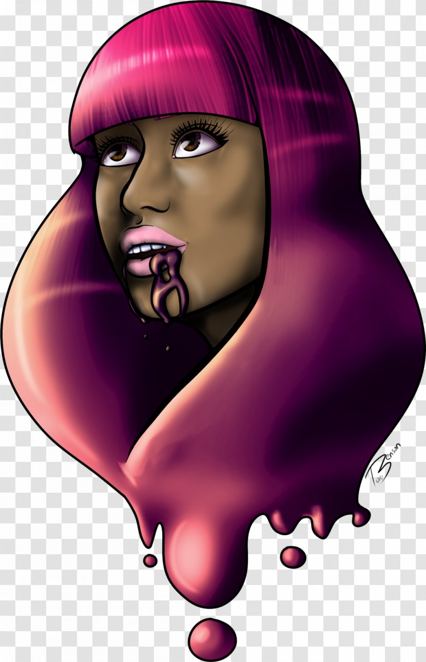 Nicki Minaj Super Bass Nose Mahadeva - Watercolor Transparent PNG