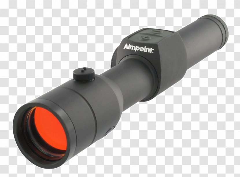 Aimpoint AB Red Dot Sight Reflector CompM4 - Cartoon - Sights Transparent PNG