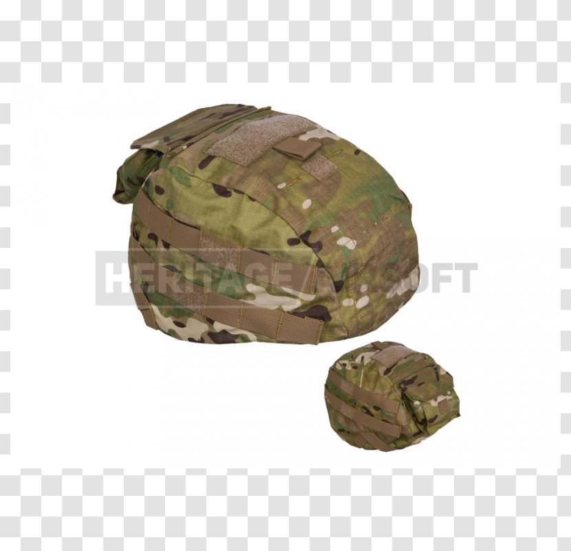 Helmet Cover MARPAT MultiCam Modular Integrated Communications - Disruptive Pattern Material Transparent PNG