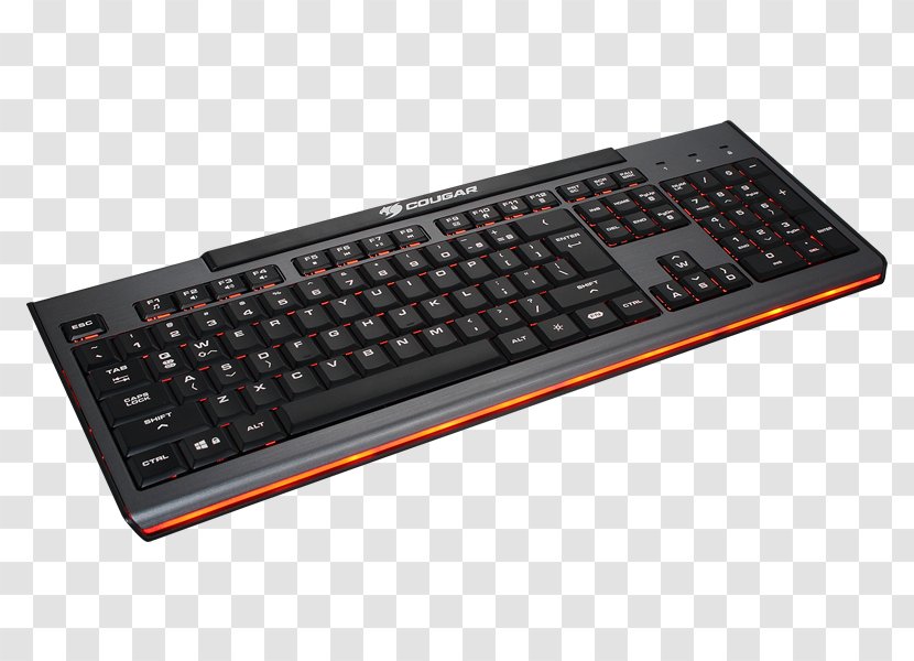 Computer Keyboard Mouse Cougar 200K Electrical Switches Gaming Keypad Transparent PNG