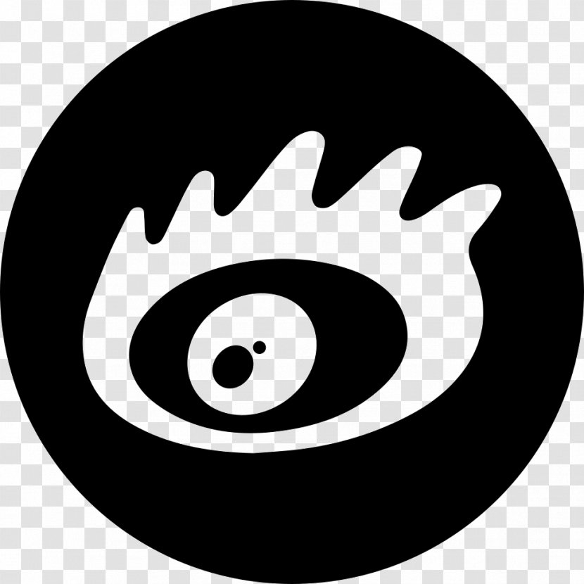 Sina Weibo Corp Logo - Blog - Black Transparent PNG
