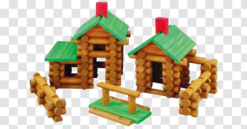 Lincoln Logs Building Lumber Construction Set Toy - Bricks Piled Cabin Transparent PNG