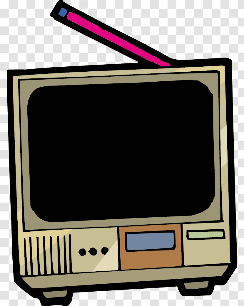 Television Clip Art - Display Device - Hand Drawn Retro TV Vector Transparent PNG