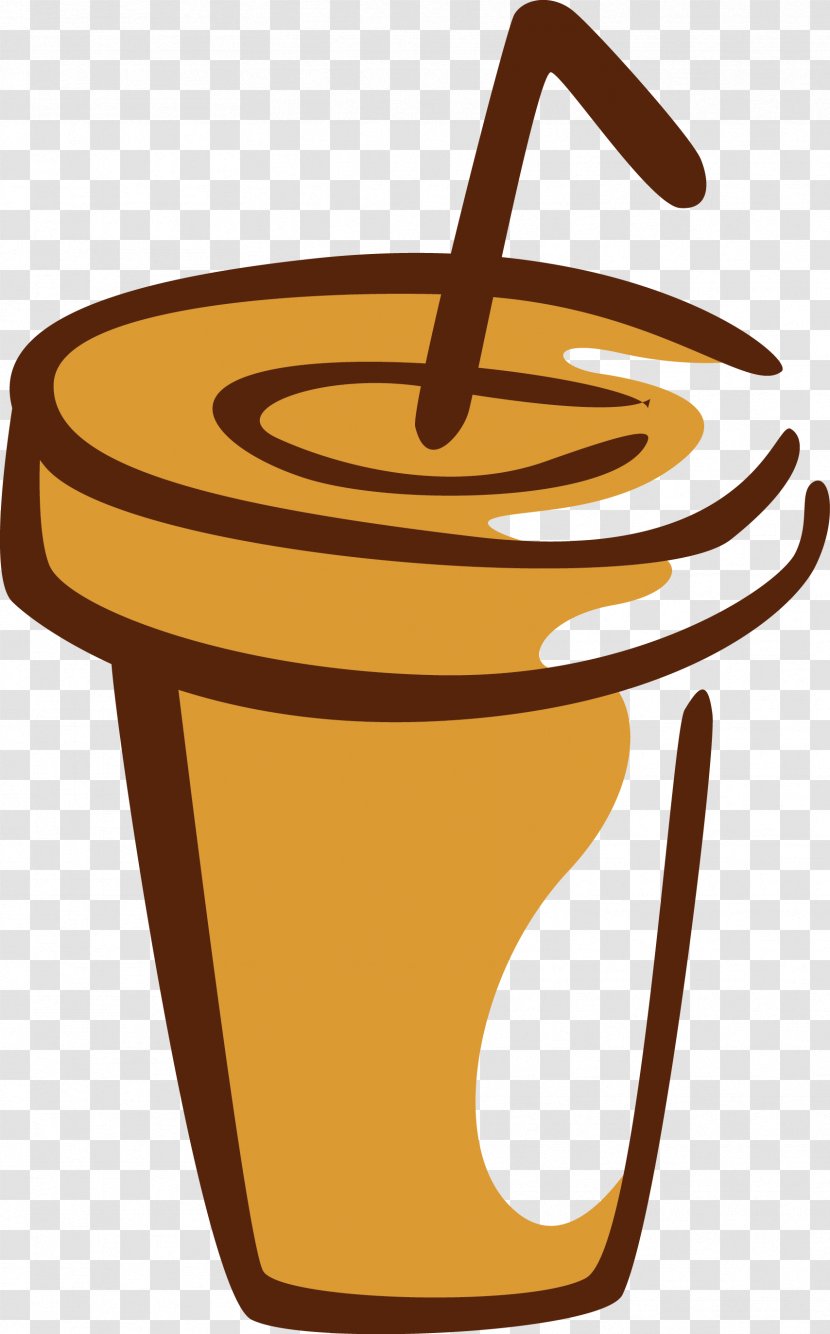 Coffee Cup Cocktail Tea Take-out - Flavor - Hand Painted Transparent PNG