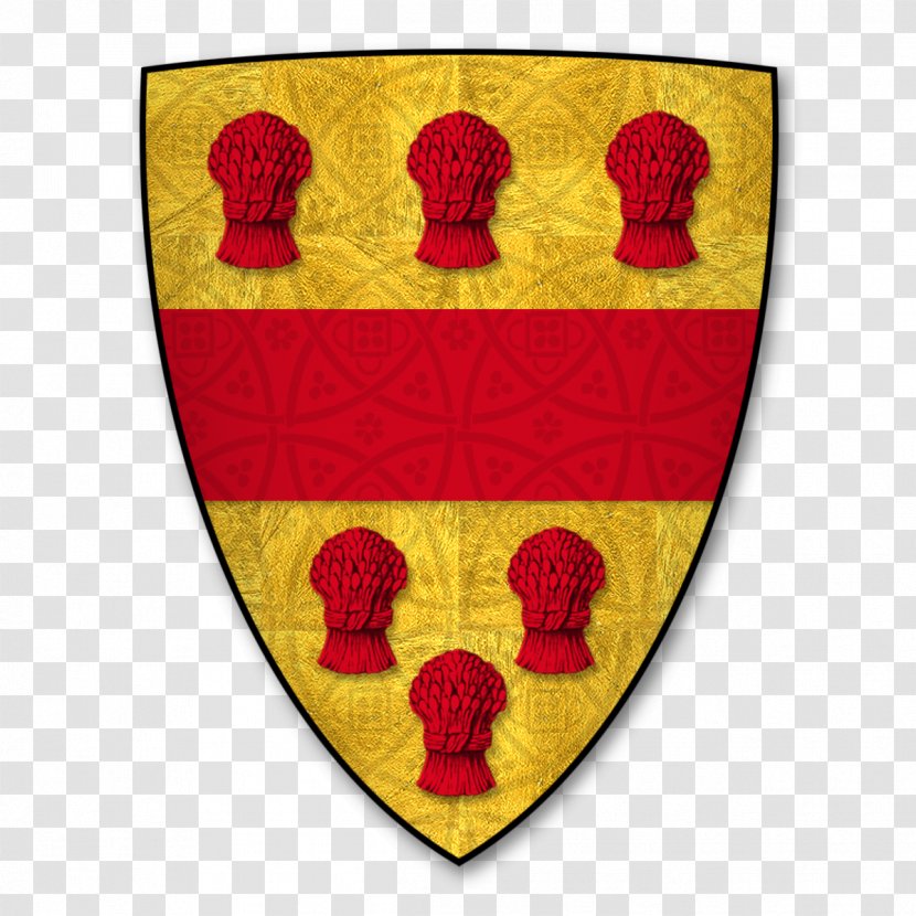 The Parliamentary Roll Aspilogia Of Arms Knight Banneret Heart - Vellum Transparent PNG