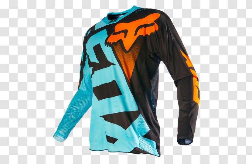 Cycling Jersey Fox Racing T-shirt - Downhill Mountain Biking Transparent PNG