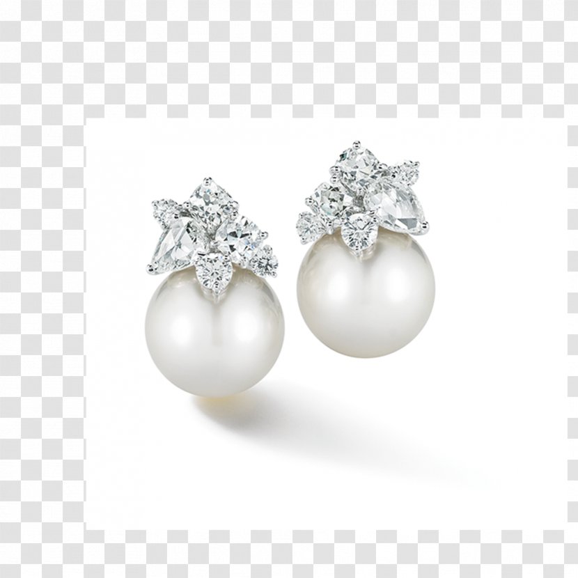 Pearl Earring Body Jewellery Silver - Gemstone Transparent PNG